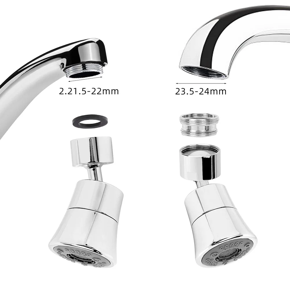 

Для кухни, ванной комнаты, аэратор, смеситель для раковины, экономия воды 360° ° Поворотная латунная функция кухонного распыления с внутренней резьбой