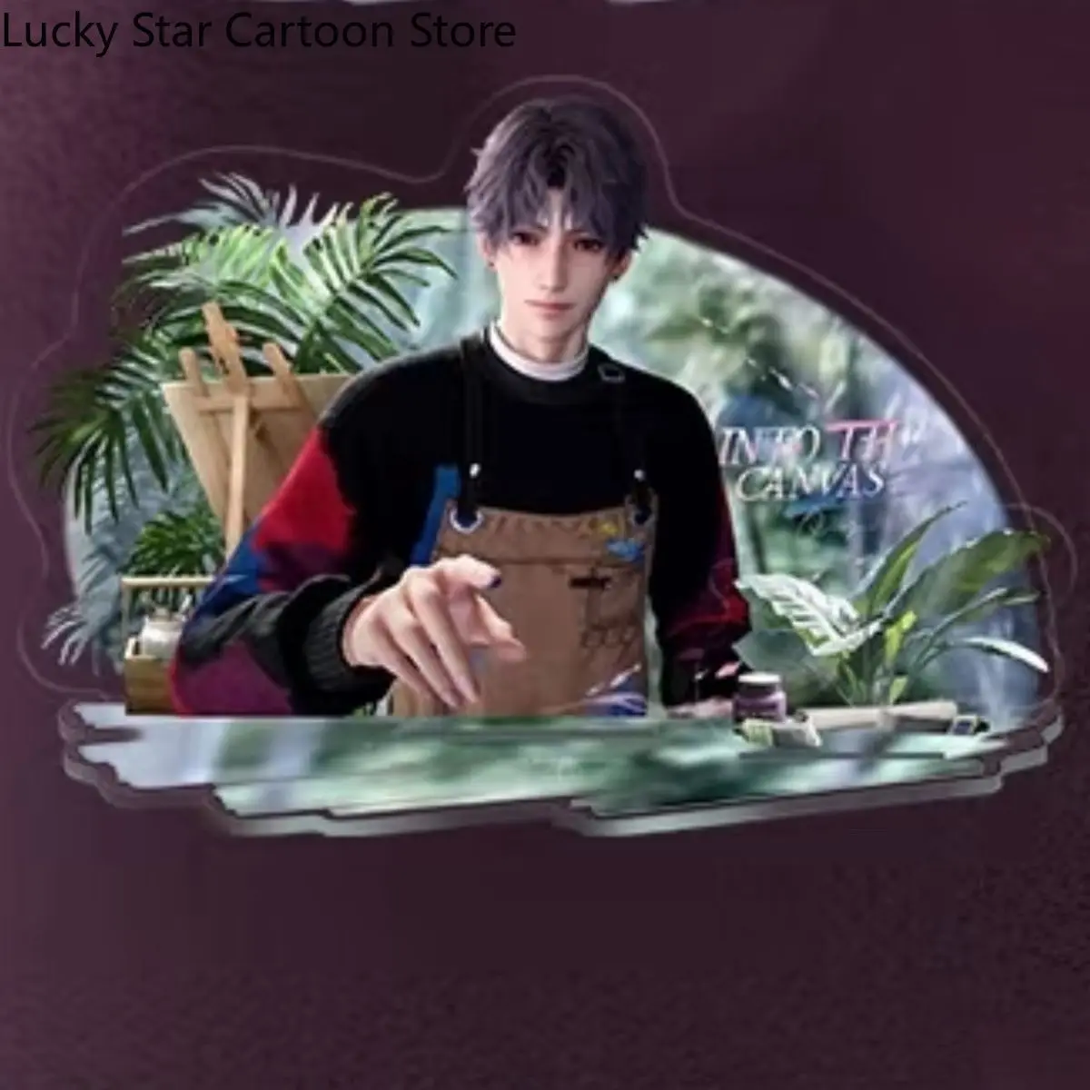 ハロウィンギフトゲーム愛とディープスペースザビエル・ゼイン・ラファエル・シリウス・ケイブルスクリーンアクリルスタンドデスク装飾コスプレスタンディングサイン