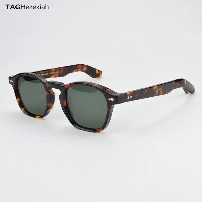 Super Sunglasses Acetate Men's and Women's Square Handmade Designer Anti UV Gafas De Sol UV400 High Quality 034