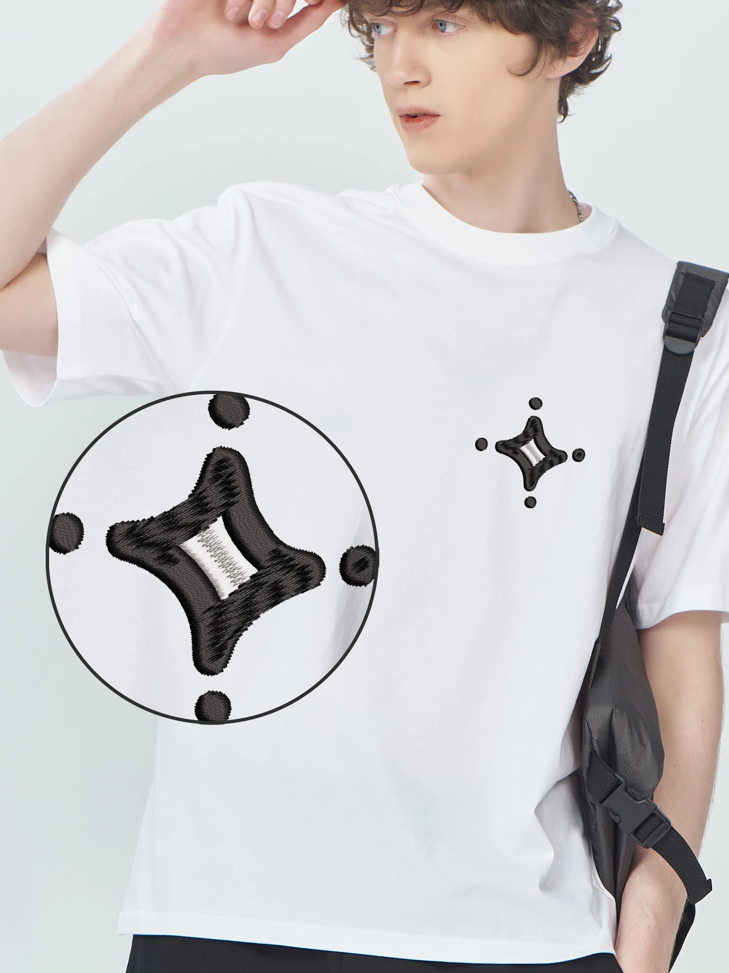 

Figure Design Embroidered Short Sleeve Tshirt Tops Unisex Women Men 100% Cotton Luxury Designer Breathable Clothes