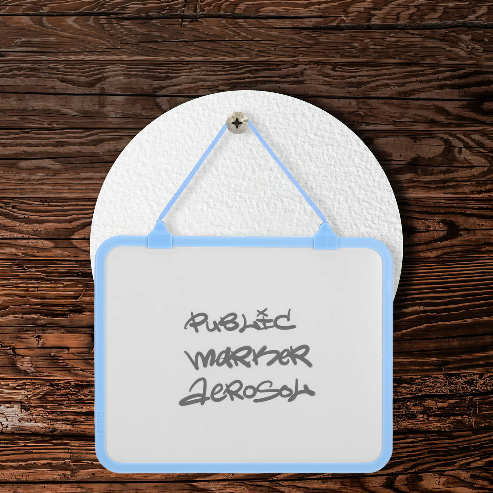 

Hanging Whiteboard Dry Erase Boards Sign Desk Adhesive for Wall Paper Cute Eraser