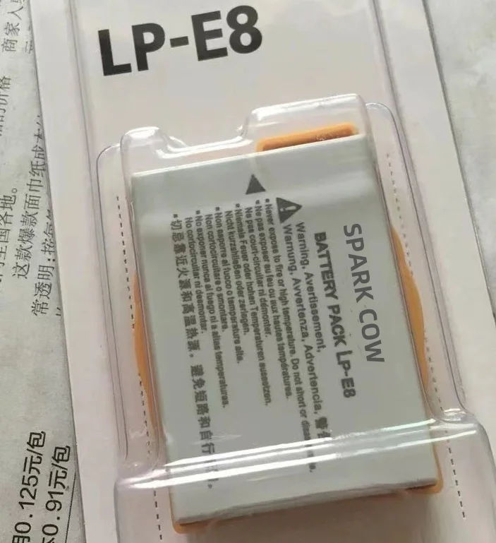 Original LP-E8 LPE8 E8 Camera Battery For Canon 550D 600D 650D 700D Kiss X4 X5 X6i X7i Rebel T2i T3i T4i LP-E8C Battery Charger