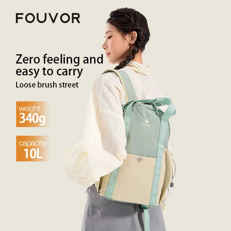 Fouvor Small Backpacks Women Adjustable Straps Fashion Multiple Pockets Daily Travel Students School Backpacks 3047-01 3047-19