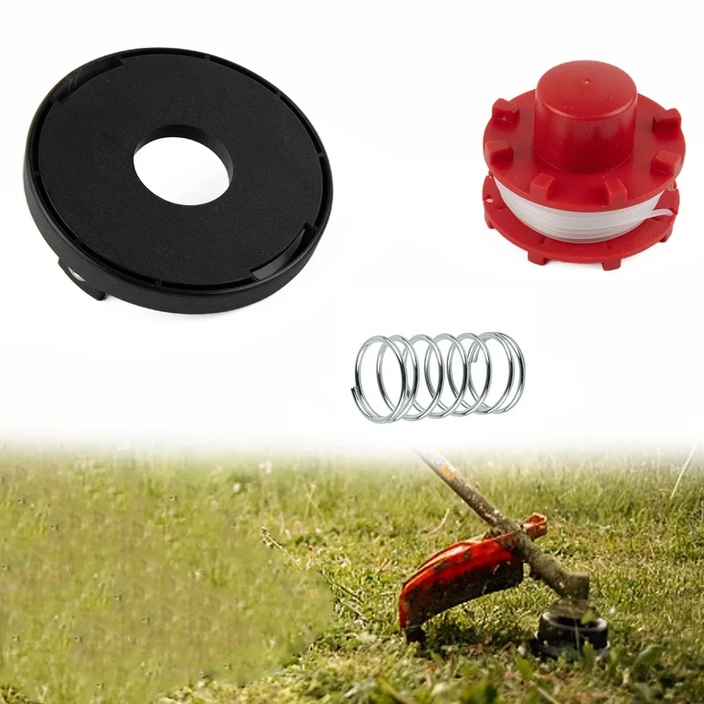 

Brand New Spool Line Spool Spool Cover 97.2*28.7mm Spool Line 63*50mm With Spool Cap Cover With Spring 26.5FT/8M