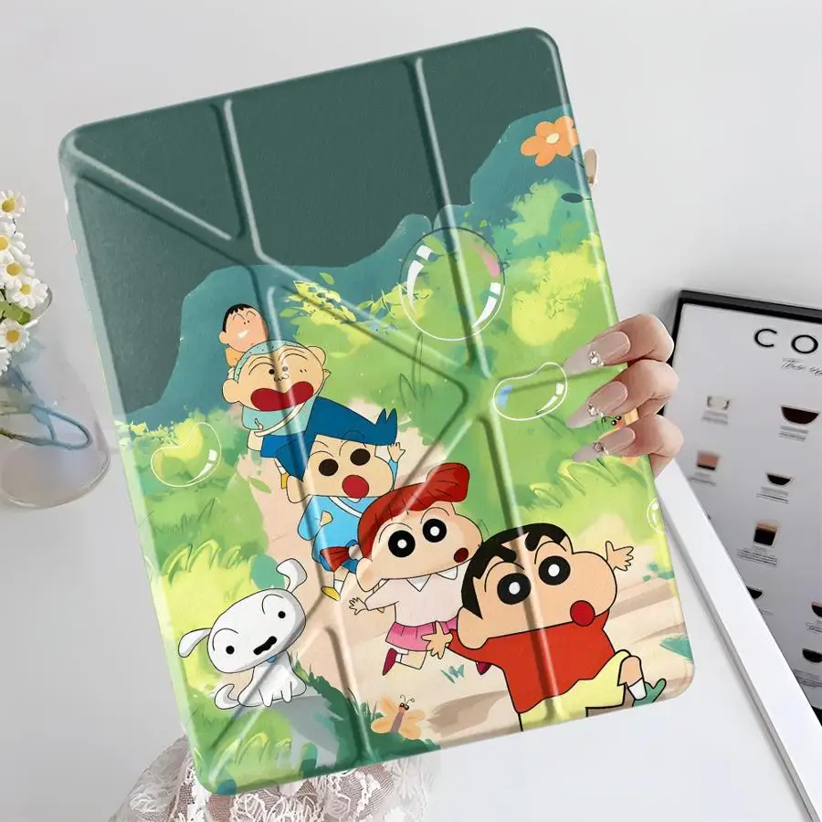 

Tablet Case For iPad Pro 11th 10th 9th 8th 7th 12.9inch Mini 6 7 Air 4 5 M3 M2 1 2 M4 11inch Pro 2025 Y-Fold Holder Cover