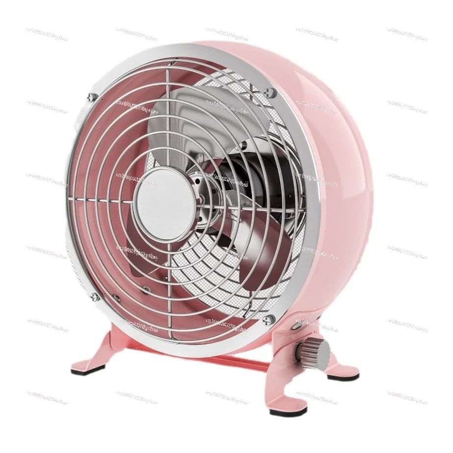 

Retro 5-inch Table Fan Antique Pure Copper Movement Metal Electric Fan