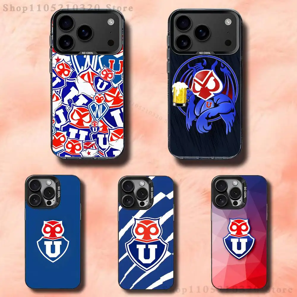 

Chiles U-University Logo Phone Case For iPhone 17,16,15,14,13,12,11,Pro,Max,Plus,E,Air,Mini Black Tpu Cover