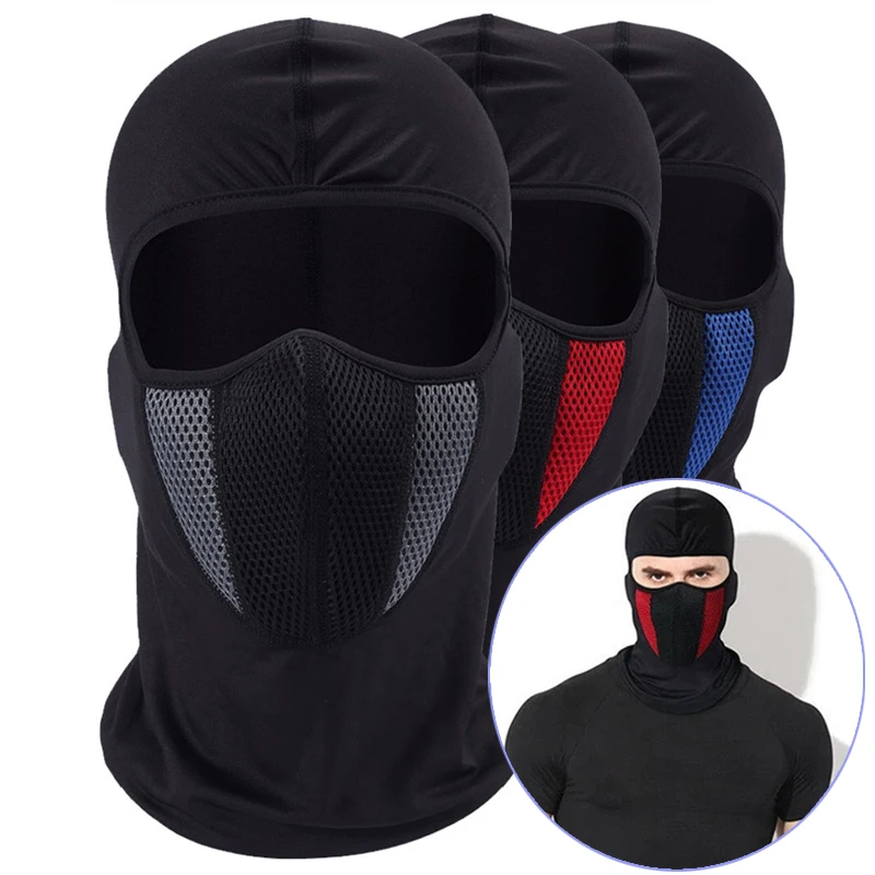 

Дышащая балаклава для мотоцикла, полнолицевая маска, шапка-балаклава, для мотокросса, мотоциклетного шлема, для езды на мотоцикле, защита шеи и лица, мото-маска