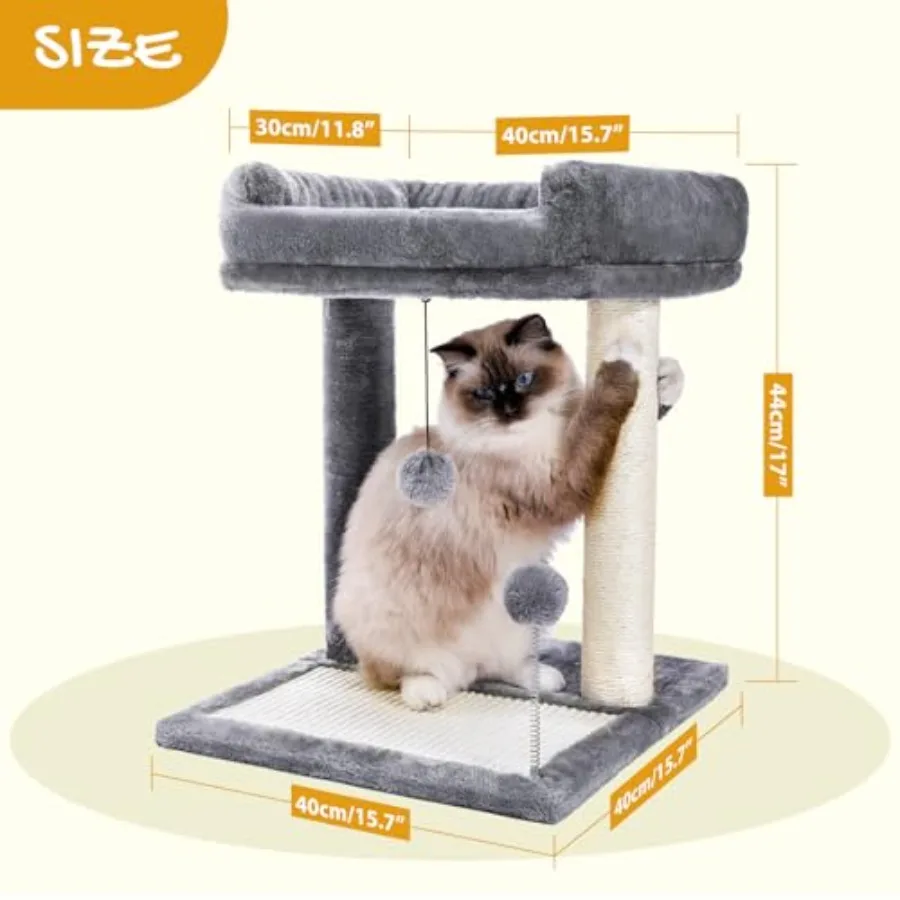 Small Cat Tree Scratcher Bed 6