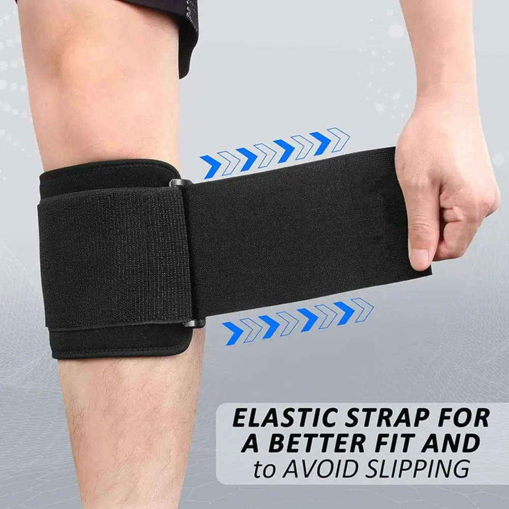 Arbot Adjustable Patella Knee Tendon Strap Protector Support Belted Guard Black Outdoor Knee Keenpads Pad Sports Brace P3K4