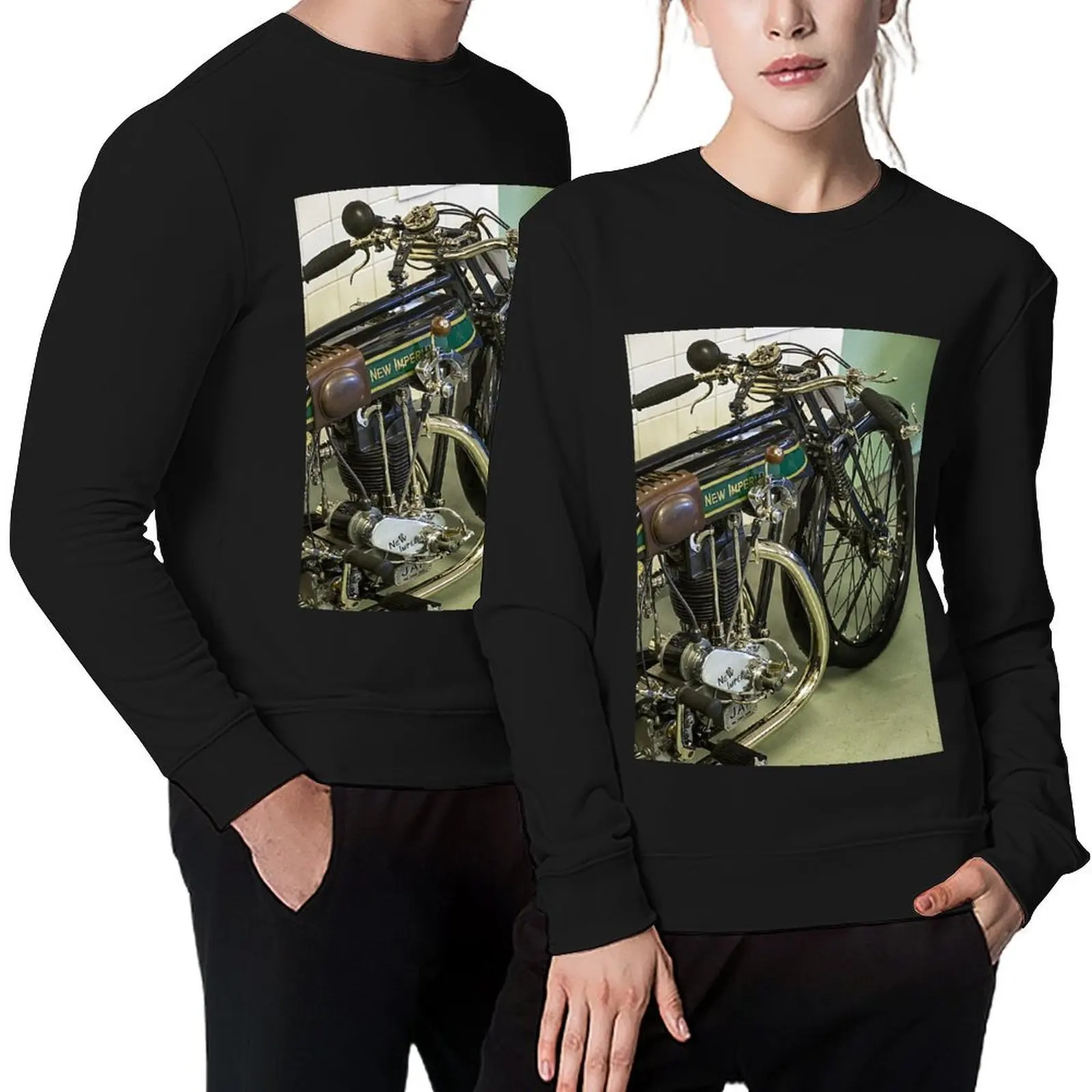 New Imperial Pullover korean style clothes tracksuit men autumn clothes tracksuit oversize sweatshirt