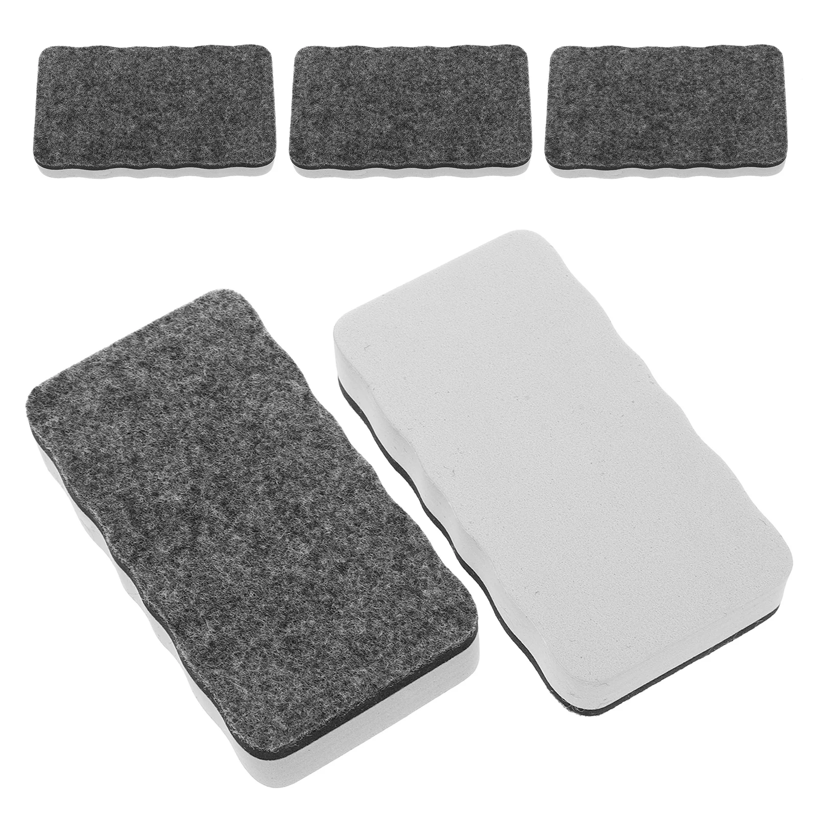 

5Pcs Dry Erase Board Eraser Eva Felt Reusable Wipe Clean for School Office Classroom Writing Surfaces White Board Eraser