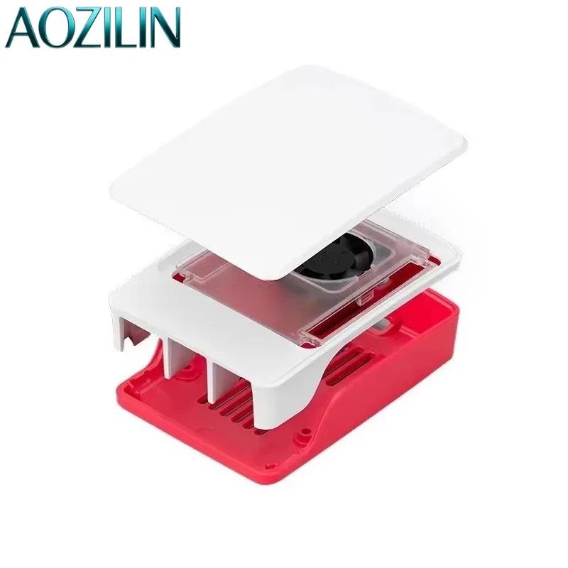AOZILIN SBC Case with Cooling Fan 5V Power for Single Board Computers, 40-85C Operating Temp