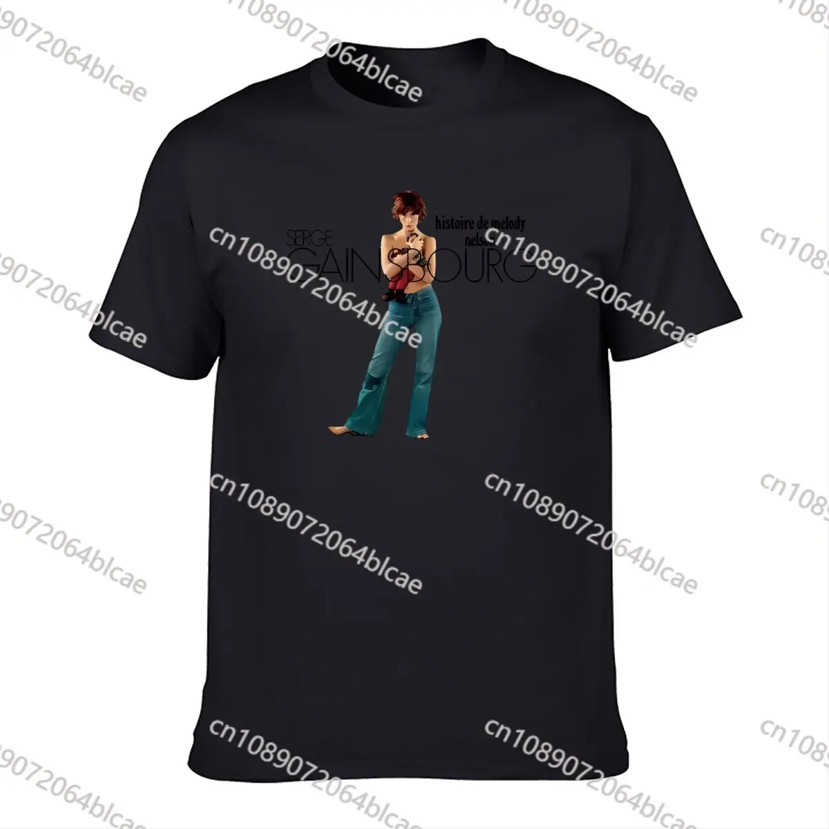 T-shirt rétro des années 1970, histoire de mélodie Nelson Serge Gainsbourg, album français