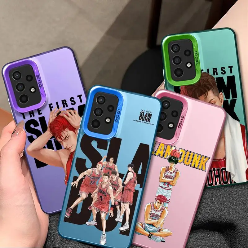 Slams Dunk-k Phone Case for Samsung Galaxy A32 A12 A11 A14 A33 A13 A22 A23 A24 A34 A54 A53 A35 A52 A15 A35 A13 Soft Cover