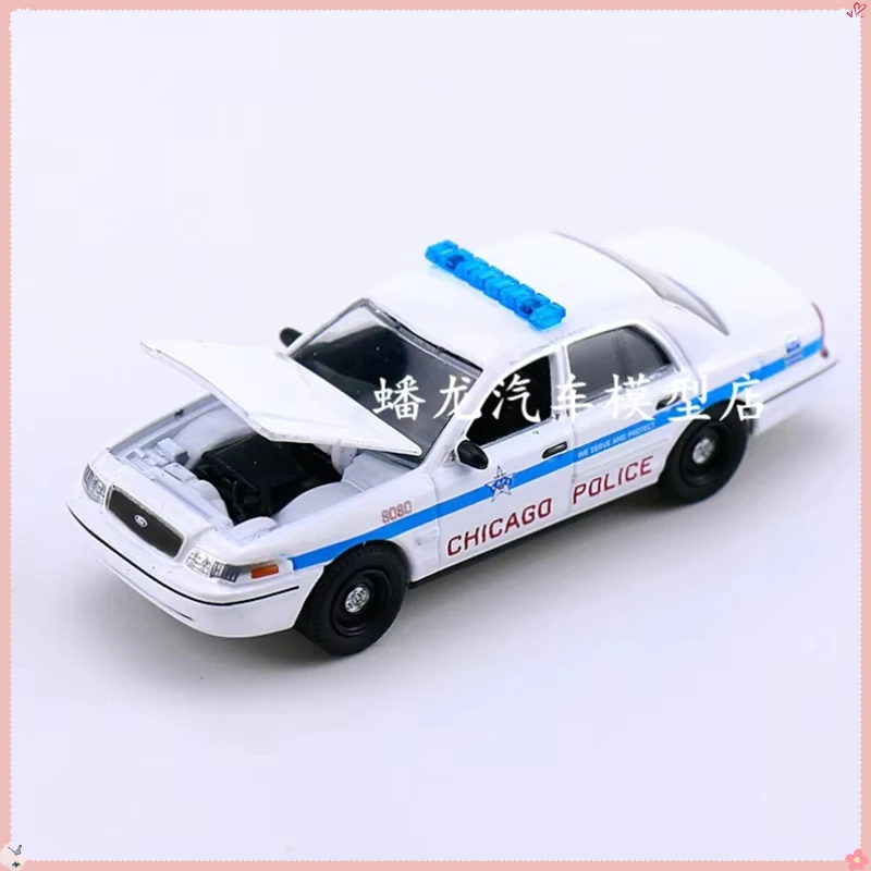 Greenlight Diecast Schaal 1:64 2011 Ford Crown Victoria Politie Legering Model Auto Klassiekers Volwassen Souvenir Gift Hobby & Speelgoed
