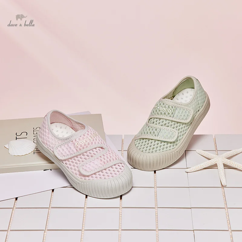 Dave Bella Summer Unisex Casual Shoes Kids Lovely Breathable Mesh Shoes Beach House School Daily Shoes DB2240987