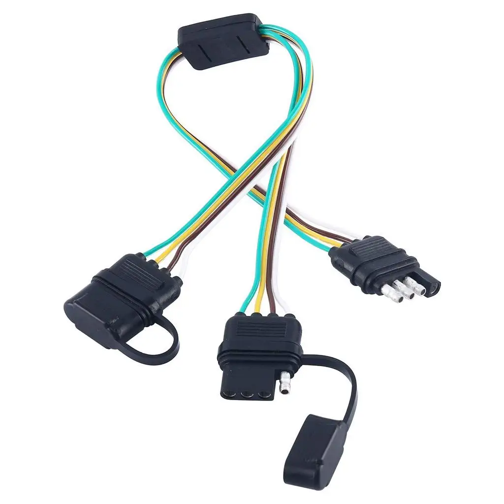 Adaptor kabel Trailer Universal -Splitter lampu belok Strip LED