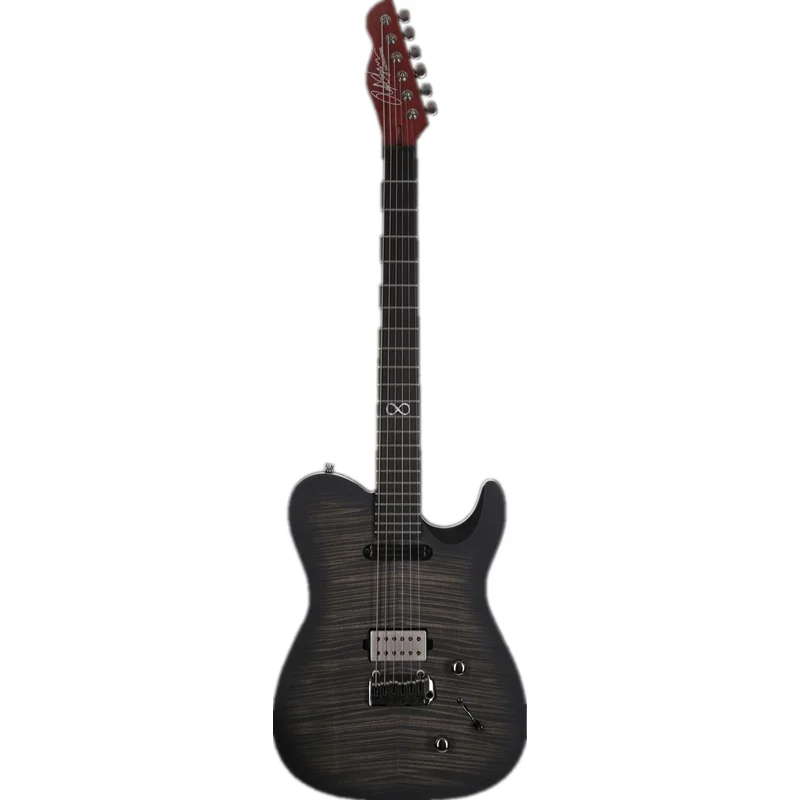 Black Body Electric Guitar with Alder Body Ebony Fretboard,Provide customized service