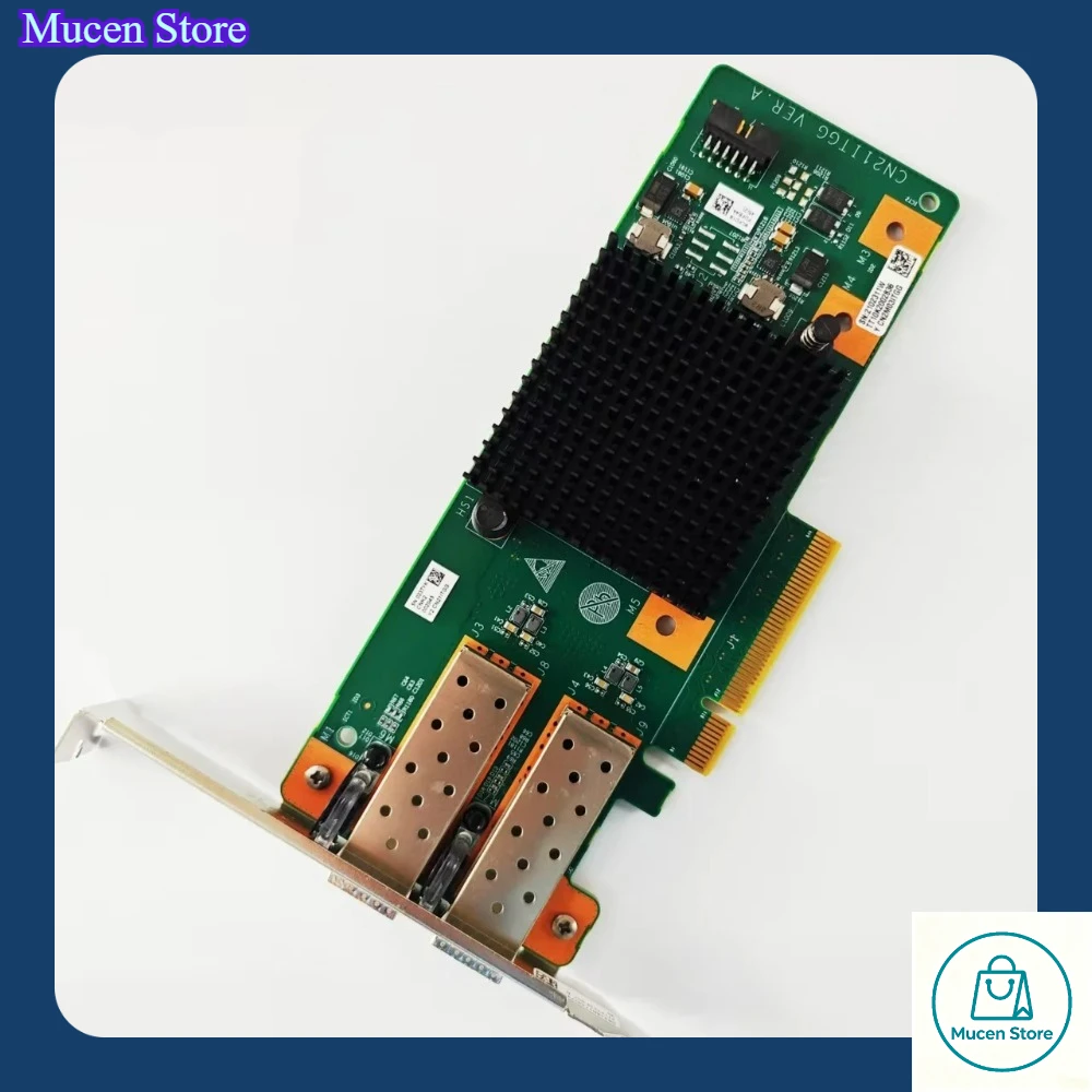 1PCS SP330 For X710 Dual Port 10 Gigabit Fiber Optic Network Card X710-DA2 10G SFP Network Card