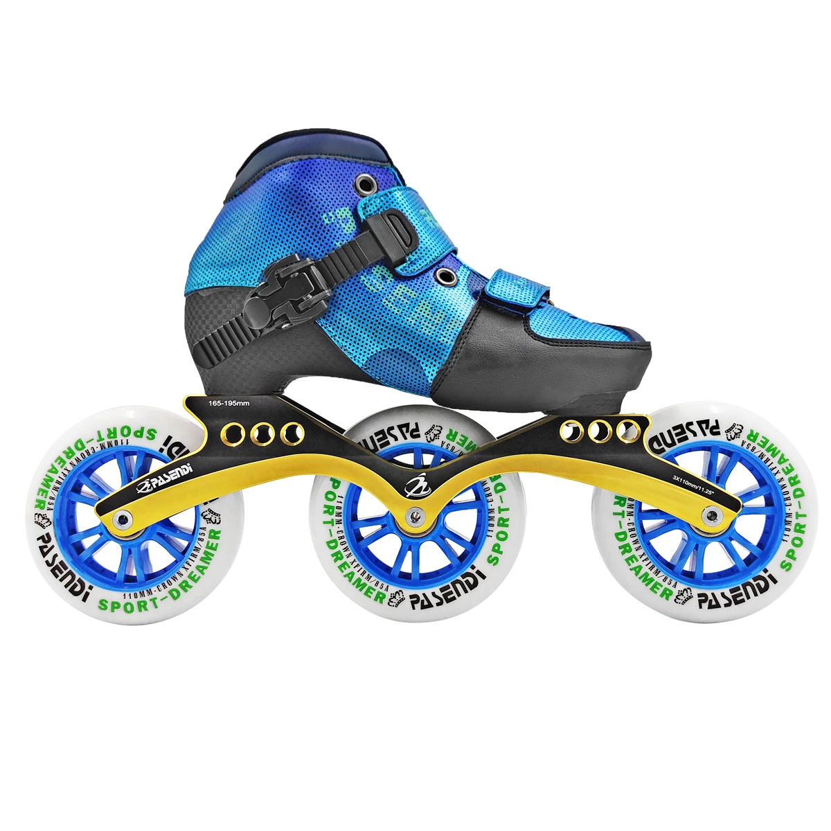 Patines de velocidad profesionales para niños y niñas, 3 ruedas, velocidad ajustable