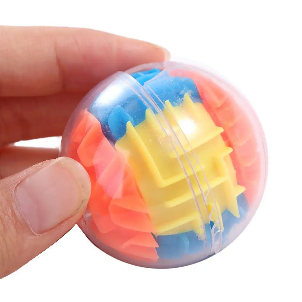 

Plastics Mini Rolling Balls Toys Transparent Round Speed Cube Labyrinth Rolling Ball Toys Mini 3D