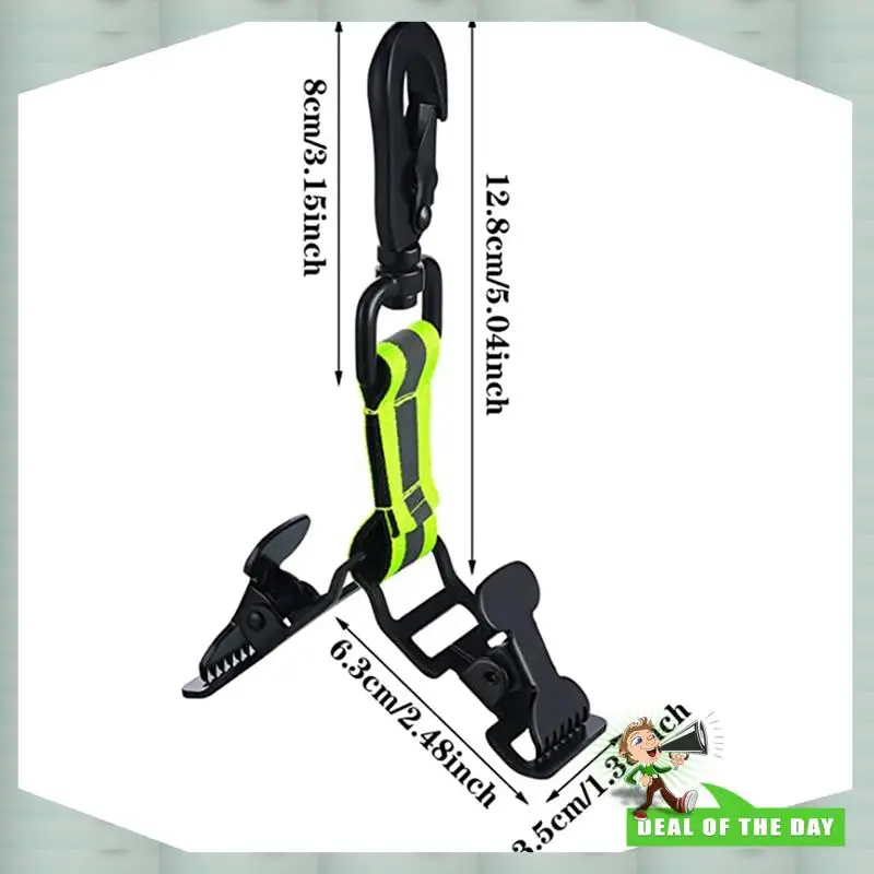 จัดส่งตลอด 24 ชั่วโมง 4 ชิ้นผู้ถือถุงมืออุปกรณ์เสริมสําหรับนักผจญเพลิงตํารวจกู้ภัยทํางานถุงมือเข็มขัดคลิป