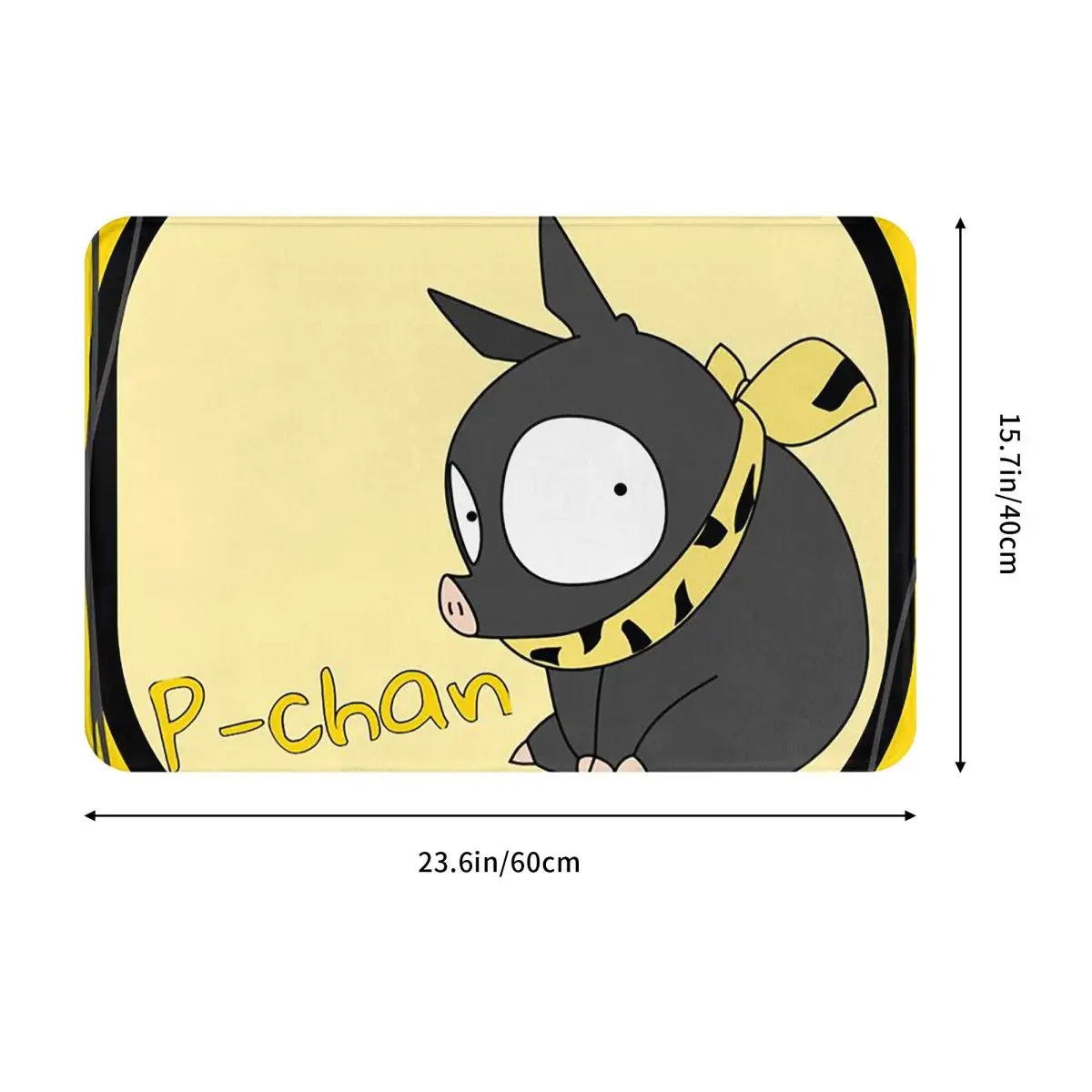 Ranma 1/2 Saotome Pig Girls P Chan Doormat Absorbent Mat Carpet Rug Kitchen Entrance Home Floor Mat for Living room Footpad Mats
