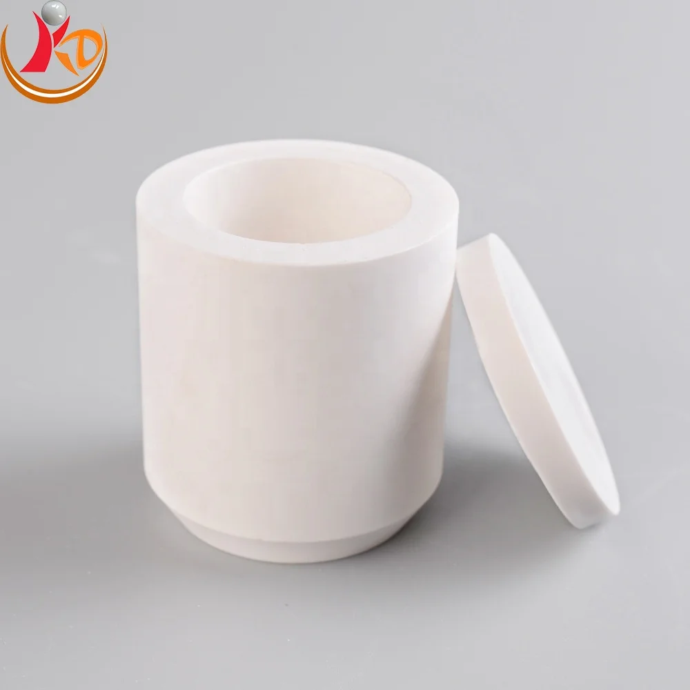 99% الألومينا السيراميك الكرة مطحنة جرة الألومينا طحن خزان 50 مل 3L #6