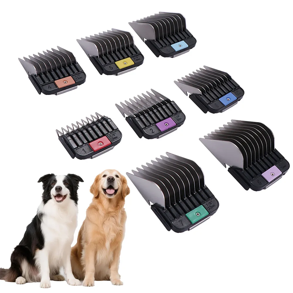 Multi Size Stainless Steel Animal Attachment Comb Special Detachable Pet Grooming Comb Sharp Animal Limit Comb for A Series
