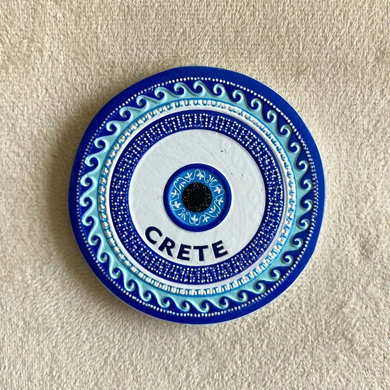 

Greek Refrigerator Magnet Demon Eye Original Personalized 3D Travel Souvenir Gift