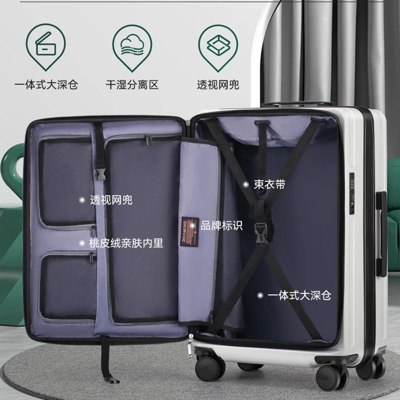 New luggage expandable trolley case 20 \