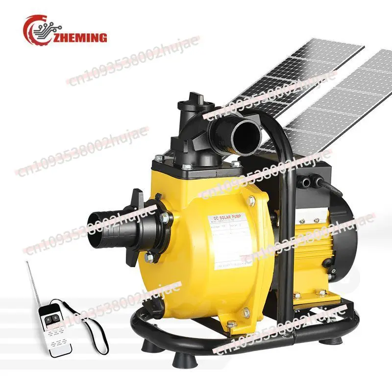 

High Flow 24V-72V DC Solar Pump, Solar Powered Variable Frequency Pump with High Lift and Long Durability
