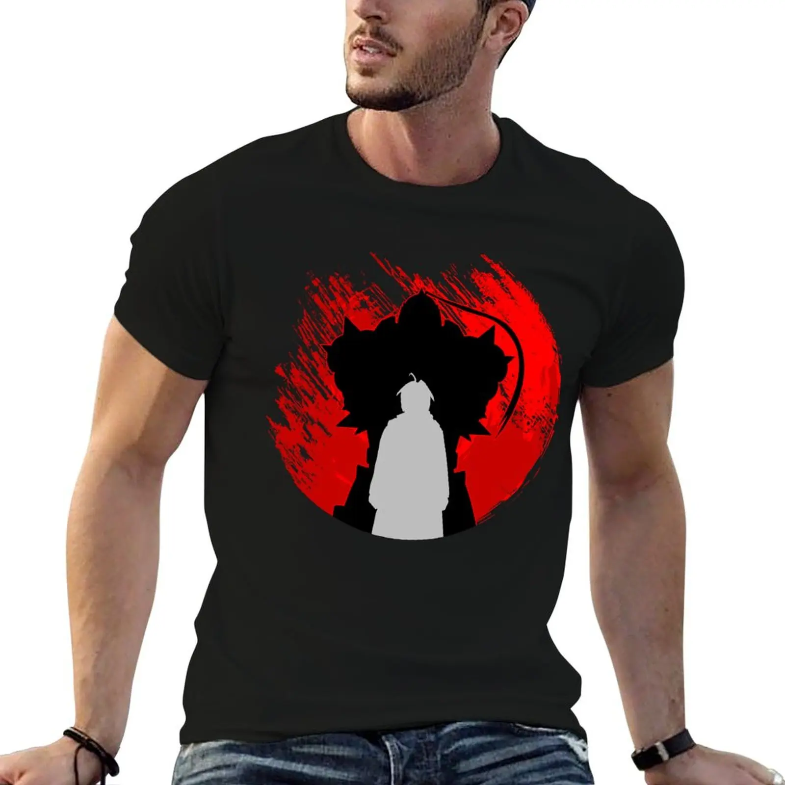 

FMA Edward T-Shirt cute clothes anime stuff blue archive vintage clothes mens workout shirts