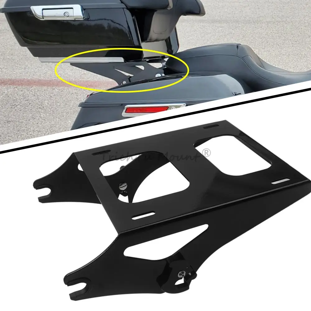 

Fit For Harley Touring Electra Glide Road Glide Street Glide Road King Tri Glide Motorcycle Tour Pack Mounting Rack 2014-2025