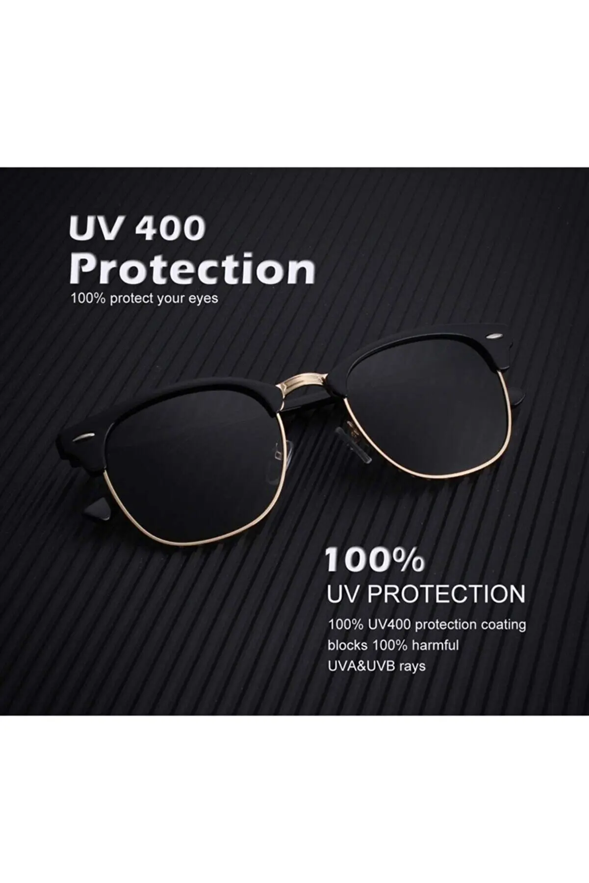 مجموعة من 2 نظارة شمسية أنيقة مفيدة نظارة بعدسات مستقطبة مع حماية من الأشعة فوق البنفسجية