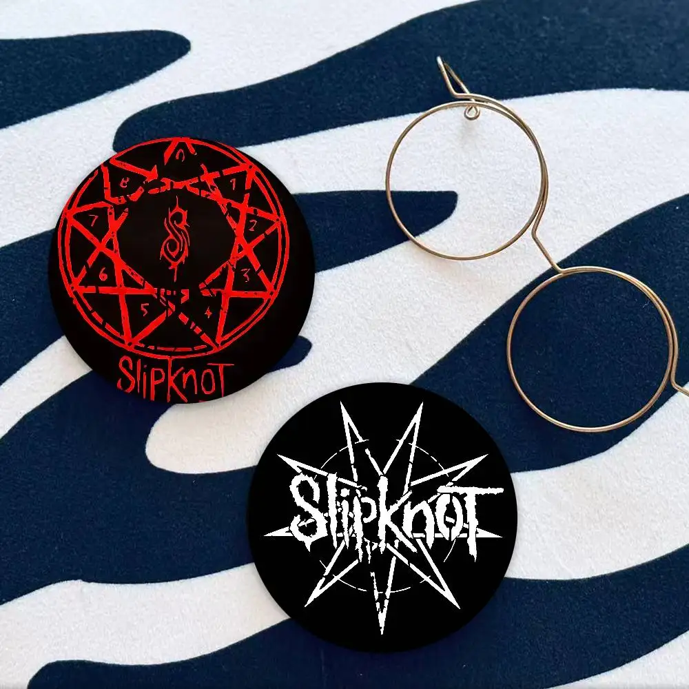 Rock Band S-Slipknots Badges Tinplate Soft Button Pin Brooch Metal Badge Custom Jewelry Accessories Hat Bag Lapel