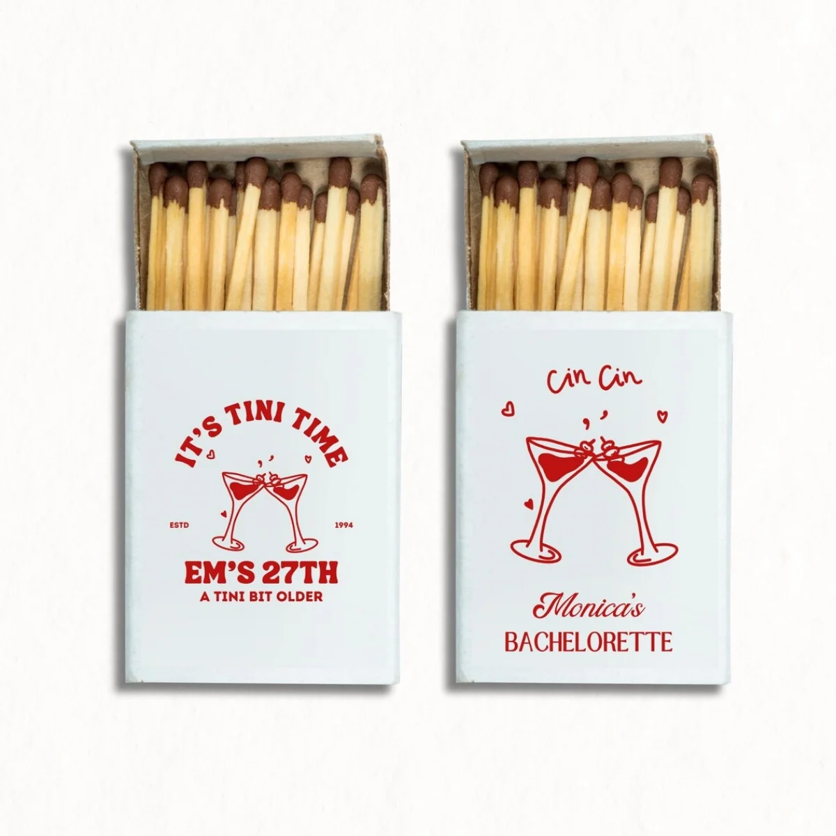 

Martini Cheers Template Design Wedding Matches Matchbox Favor A Tini Bit Older Custom Matchbox Social Club Wedding The Perfect M