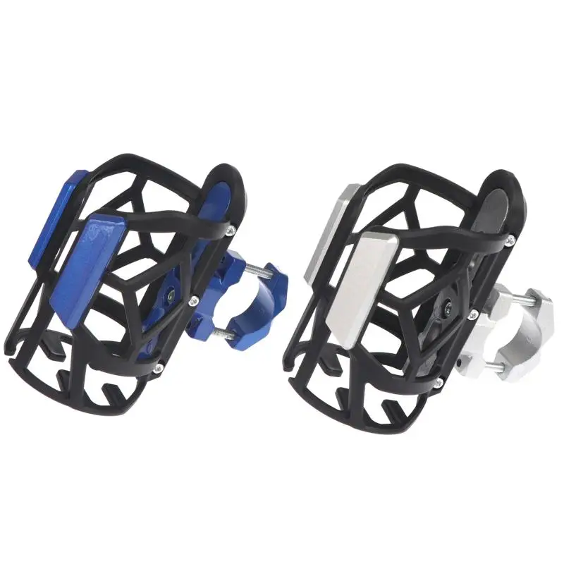 【MO】Universal Motorcycle Water Bottle Holder Durable Construction Adjustable Mount For Motorbike Rides Road Trips Travel