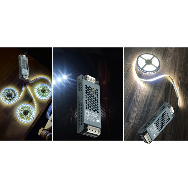 

Flash Trend DC 24V LED Light Strip Power Supply Low Voltage Light Strip Adapter Driver Linear Light Switching Power Supply