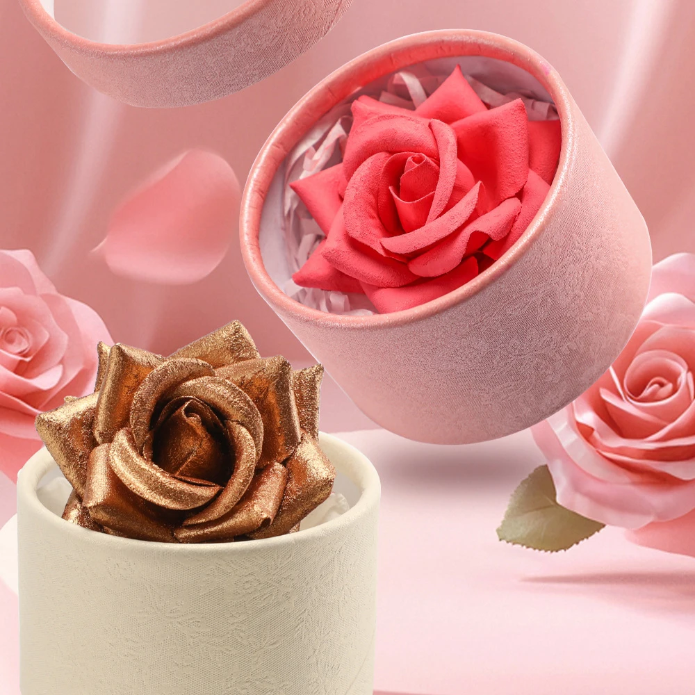 هايلايتر أحمر الخدود الوردي ثلاثي الأبعاد يعزز البشرة بشكل طبيعي، مكياج عاري بتلات صغيرة، سهل التلوين، مكياج الوجه للنساء يدوم طويلاً #5