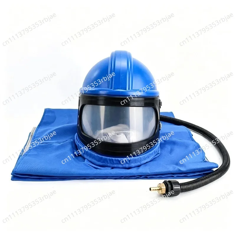 Sand Blast Helmet, Sandblasting Hood with Air Breathing Hose