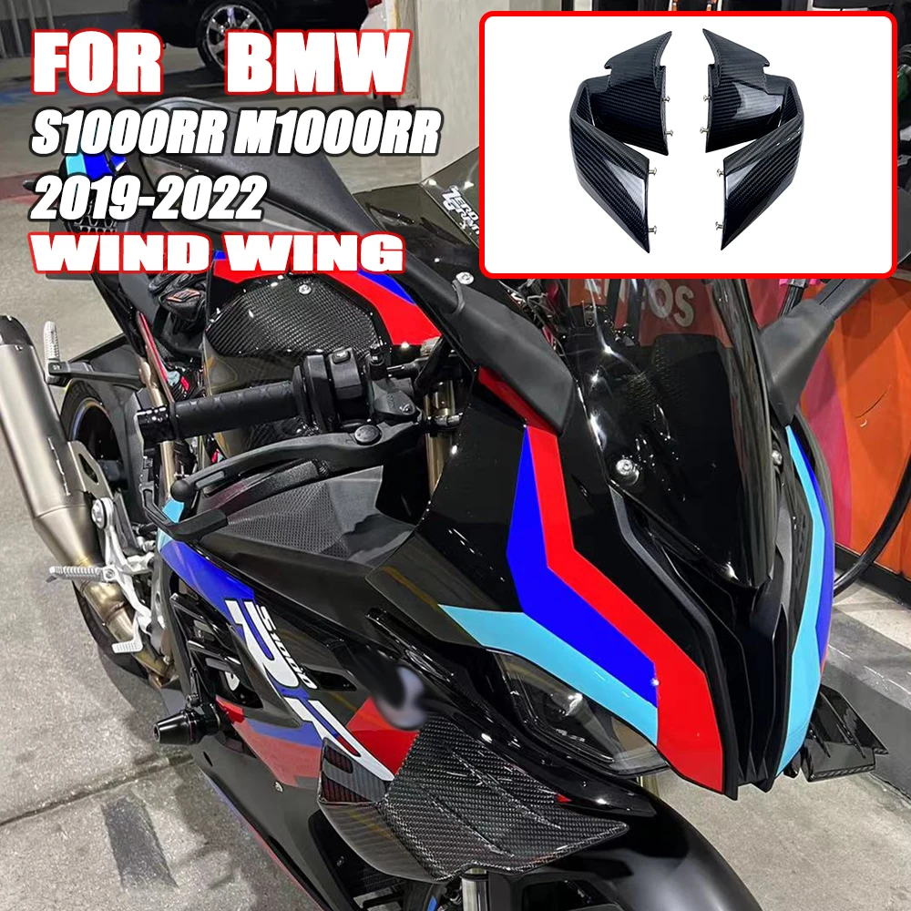 

Winglet Aerodynamic Wing Deflector Spoiler for BMW S1000RR S1000 RR M1000RR 2019 -2023 2020 2021 Motorcycle Fairing Side