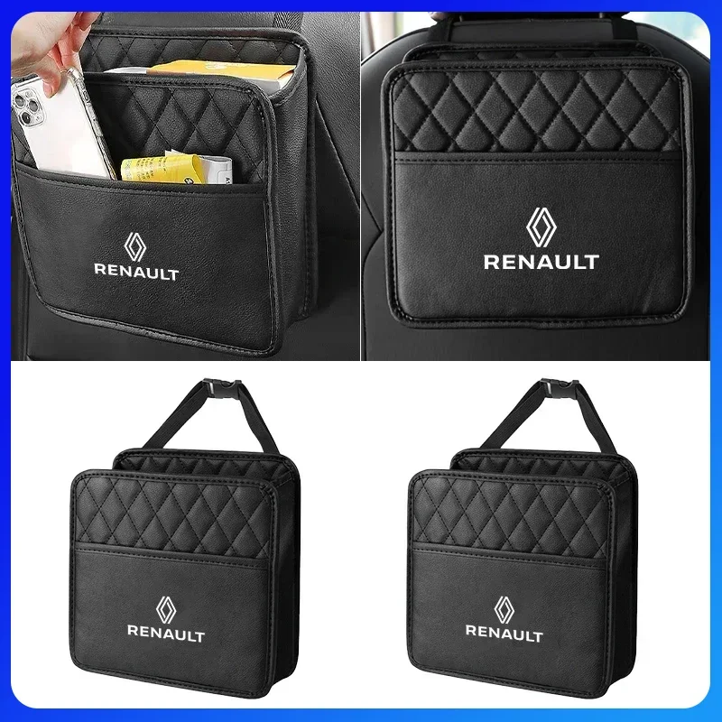 

Car Organizer Multi-functional Car Seat Storage Bag Waterproof Hanging Car Seat Organizer For Renault Megane 2 3 Clio Captur RS