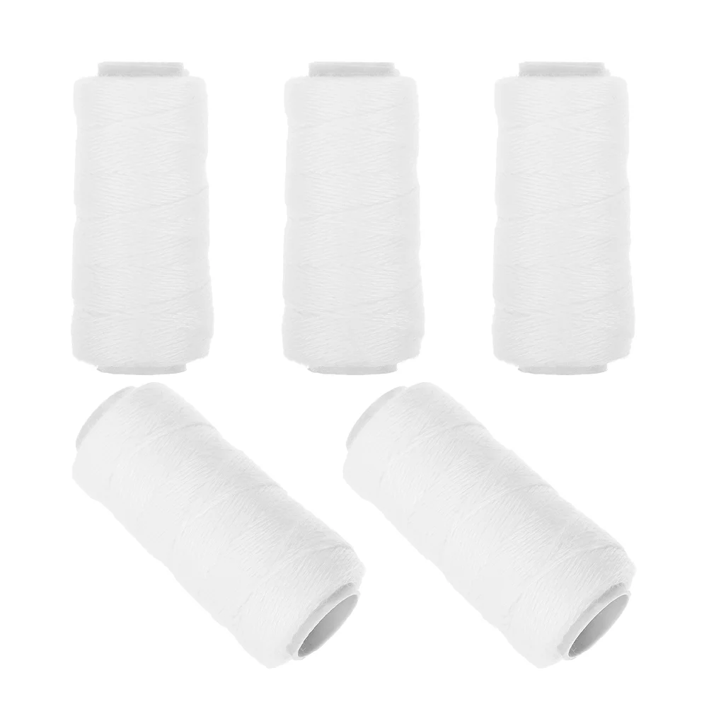 5 Rolls Face Pulling Machine Cotton Thread Hair Threading Tool for Epilator Puller Rope Eyebrow