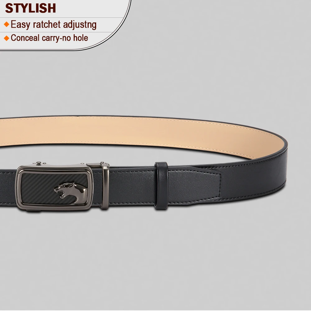حزام رجالي من الجلد الطبيعي للرجال، أحزمة أوتوماتيكية، حزام خصر قابل للتعديل، أحزمة عمل