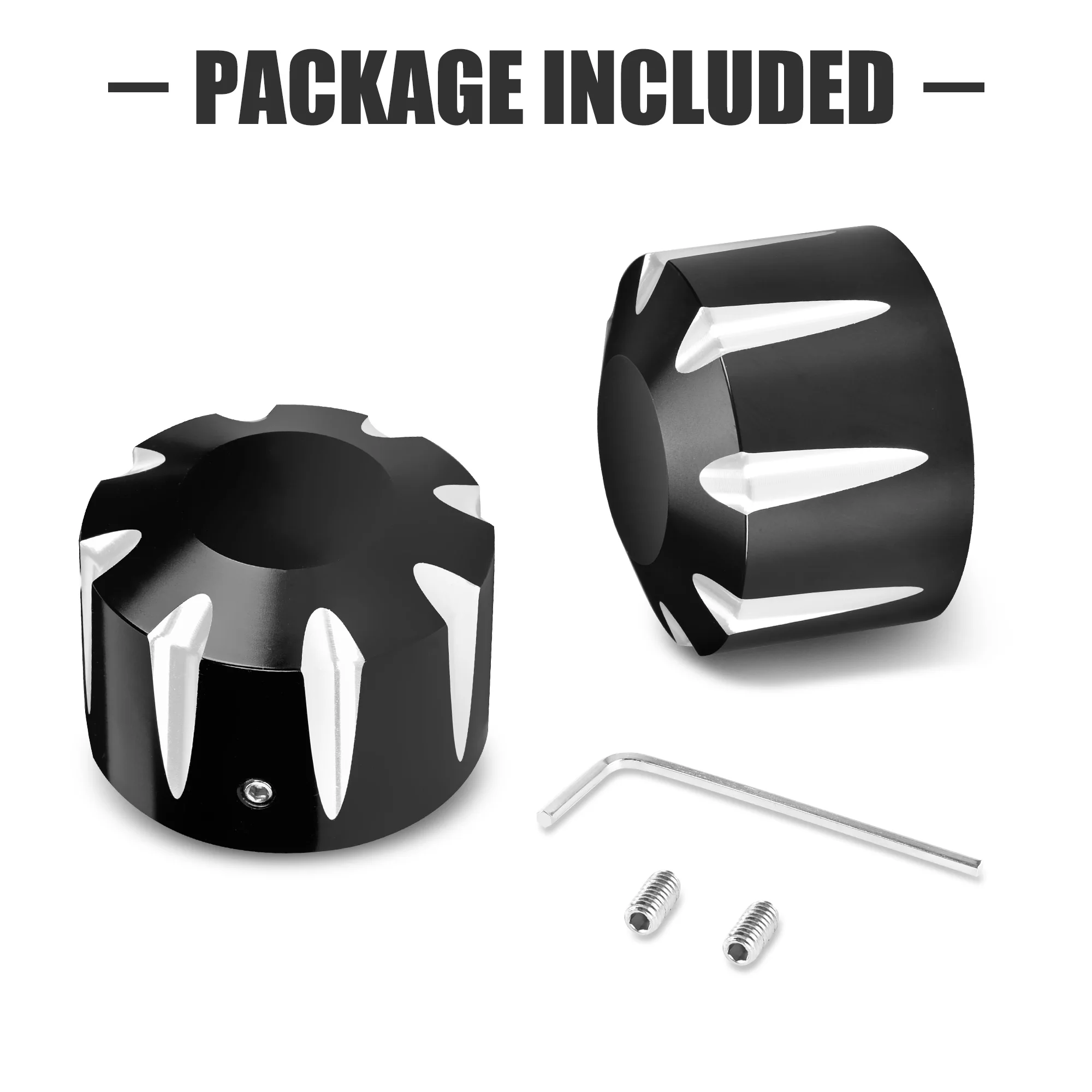Aluminum Rear Axle Nut Covers for Can-Am Spyder - Compatible with RT, F3, GS, RS, ST Models (2008-Present) - view 6