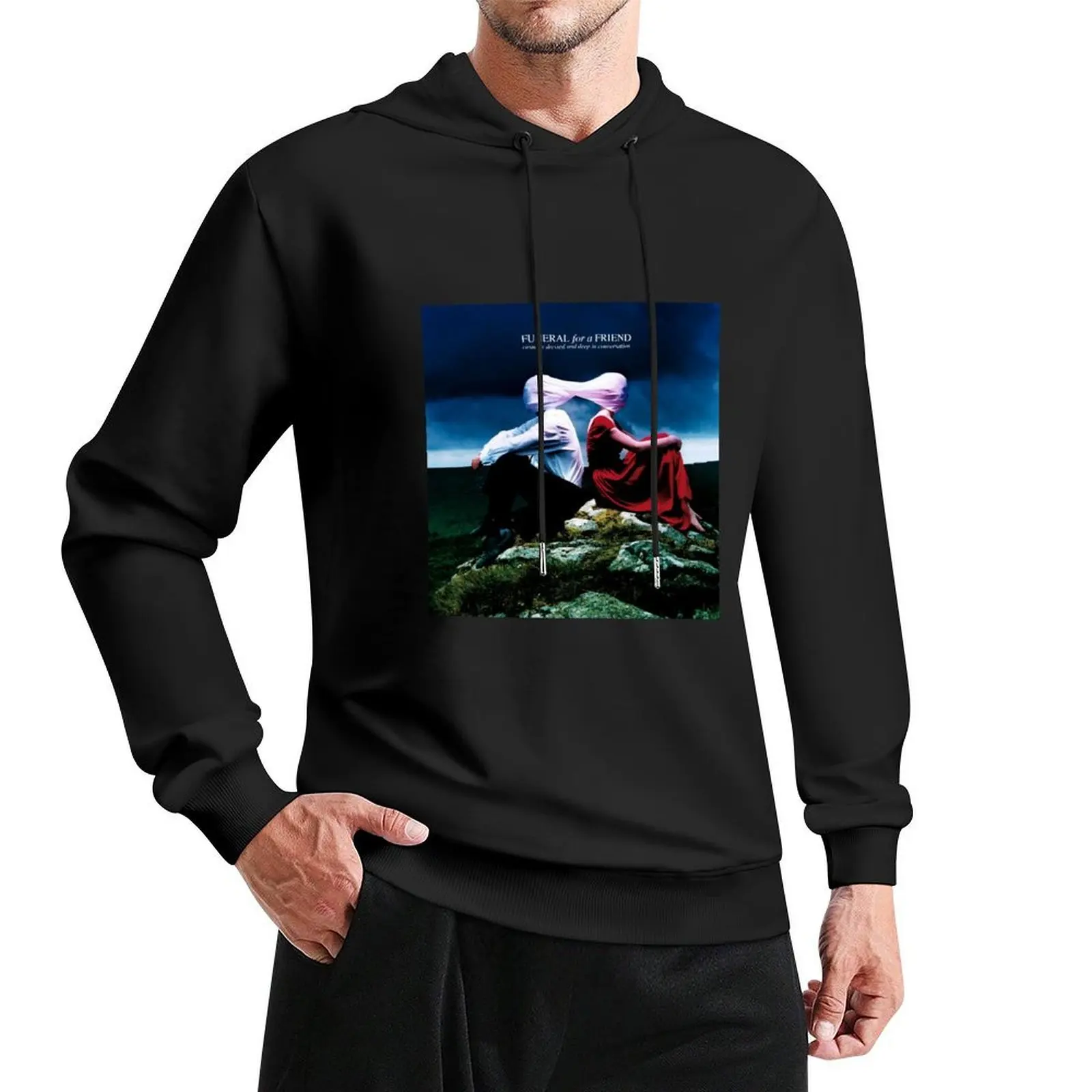 Funeral for a Friend - Casually Dressed & Deep in Conversation (Original v3) Hoodie men wear men clothes blouse oversized hoodie
