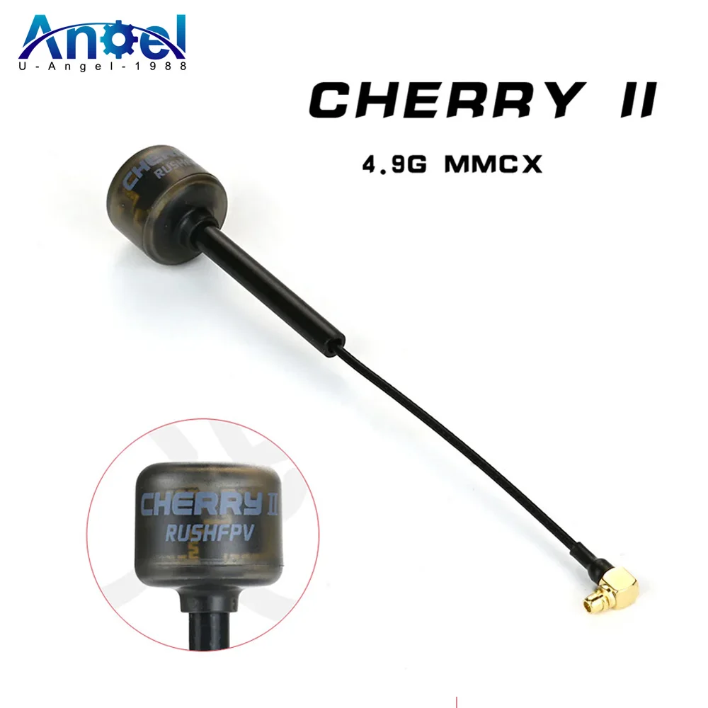 

RUSHFPV Cherry 2 II 4.9G FPV Antenna SMA RHCP MMCX-JW for RC FPV Freestyle Analog Digital Drones DIY Parts
