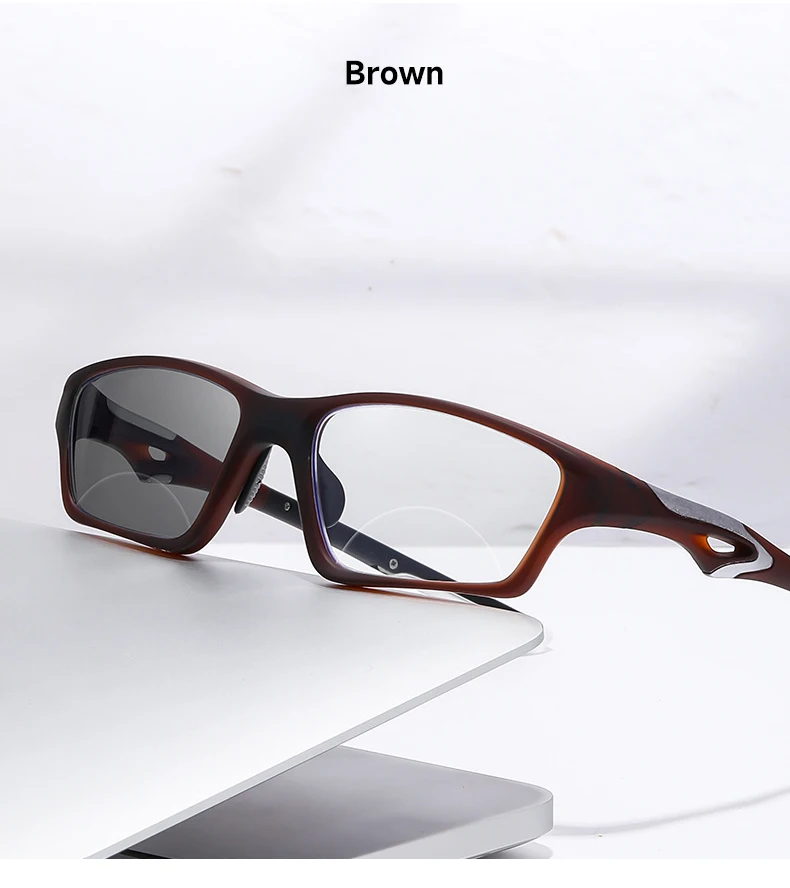 Sport Bifokale Lesebrille Mann Photochrome Anti-blaues Licht +1,0 Bis +4,0 TR90 Rahmen Brillen Hohe Qualität brillen Leser – Detail 11